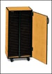 Mobile Choral Folio Cabinet - 2 Columns with Doors